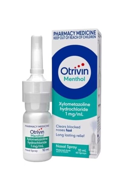 OTRIVIN Menthol Metered Dose Nasal Spray