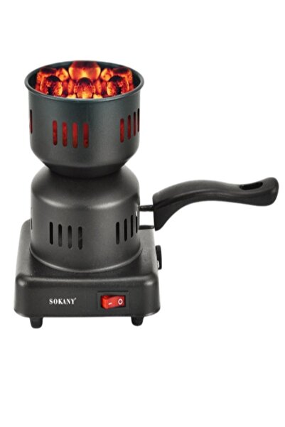 ROVERIM Hookah charcoal lighter, electric, 1000W, Sokany, kettle type, black,...