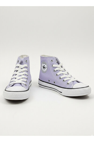 homiro Unisex Long Linen Sneakers - Lilac