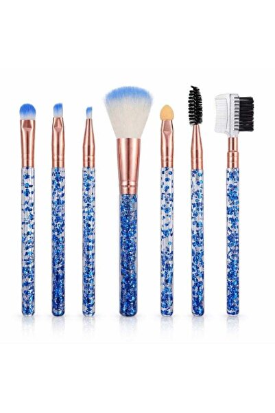 Mosh Professional Makeup Brush Set – 7 Pieces Face & Eye Brushes with Soft Sy...