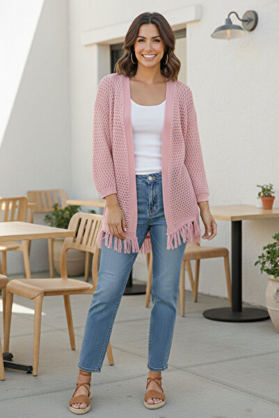 benguen Summer Cotton Cardigan R4524 Powder