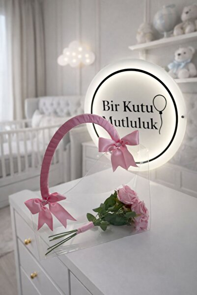 birmutluluk -şefaf çanta - kurdele -gül buketi -hediyelik - bebek - hastane z...