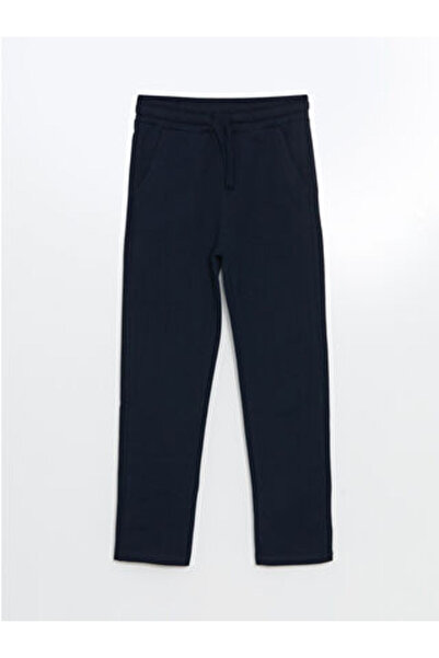 LC Waikiki Navy Blue Boys' Sweatpants with Elastic Waist