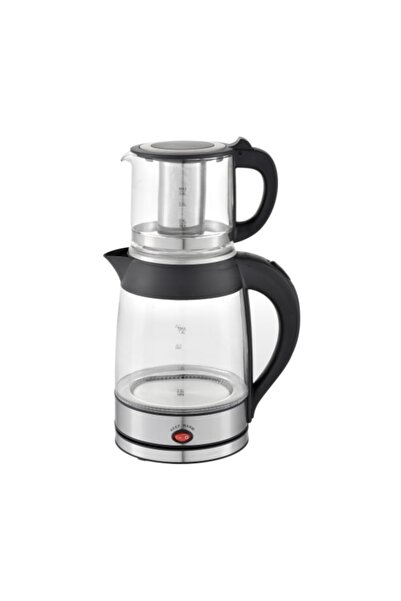 ZanaCasei Electric Kettle & Teapot Set, 2200W, 1.8L + 0.8L Capacity, Digital ...