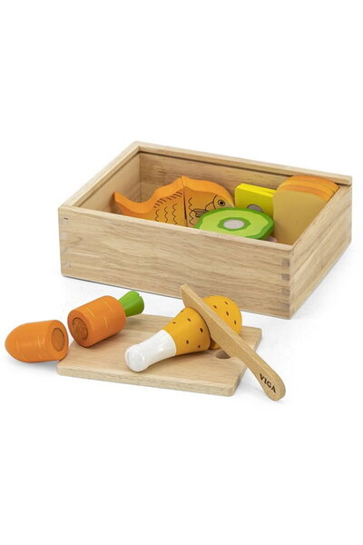 Viga Wooden Lunch Cutting Set