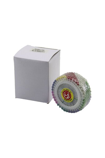 Go İthalat 1440 Pieces of Colorful Bulk Burst Needles with Round Disc Stand (...