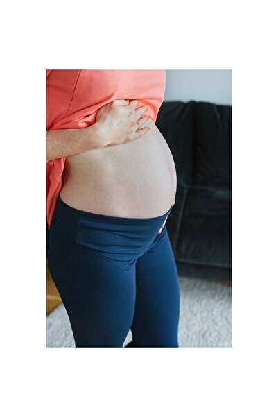 OEM High waisted maternity leggings milk & love blue, size S