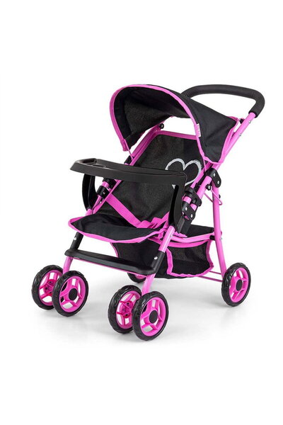Milly Mally Cărucior sport Kate Prestige Black pentru păpuși