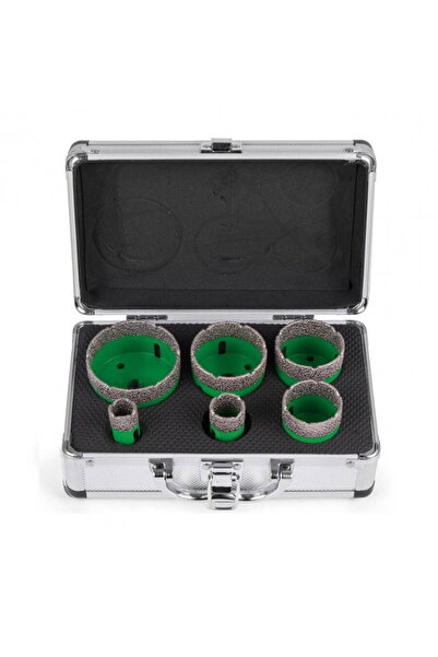 Vivatechnix Set 6 carote diamantate pentru plăci ceramice, marmură, 20/25/40/...