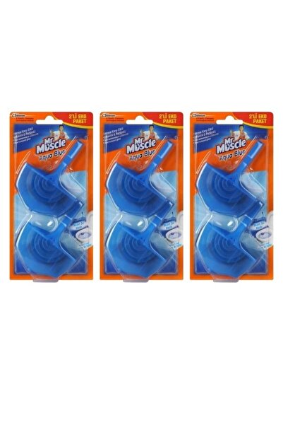 Mr. Muscle Mr.Muscle Klozet Blok 2 Li Aqua Blue 3 PAKETX72 Gr.