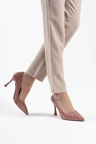 BellaPiede حذاء نسائي من جلد التمساح اللامع طراز BP08MS10B