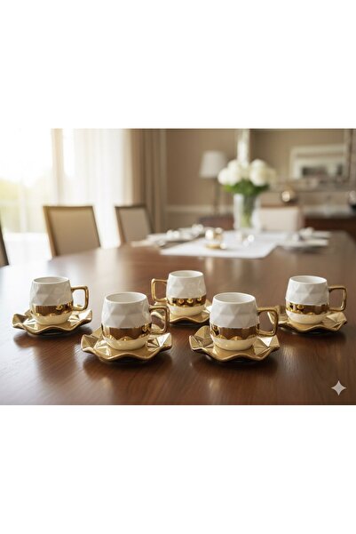 LeylArt Ottoman Elegance Cup Collection for 6 People