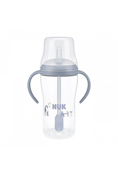 Nuk Perfect Match training baby bottle with straw PENGUIN 260 ml