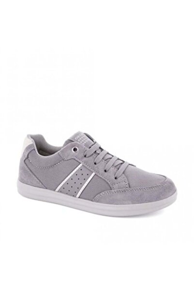 Geox Anthor BB Grey White Sports Shoes for Boys