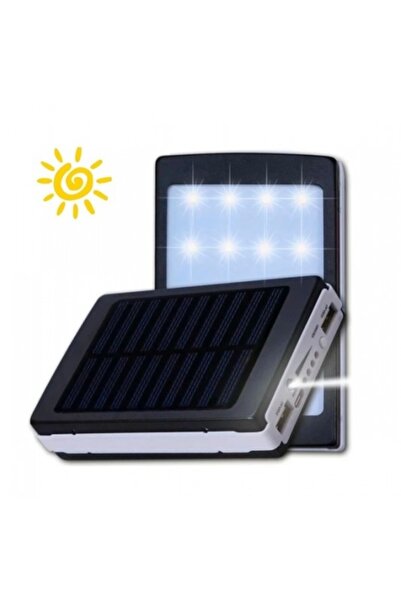 ZanaCasei Baterie solară externă 20.000 mAh cu lanternă LED, ieșire dublă USB...