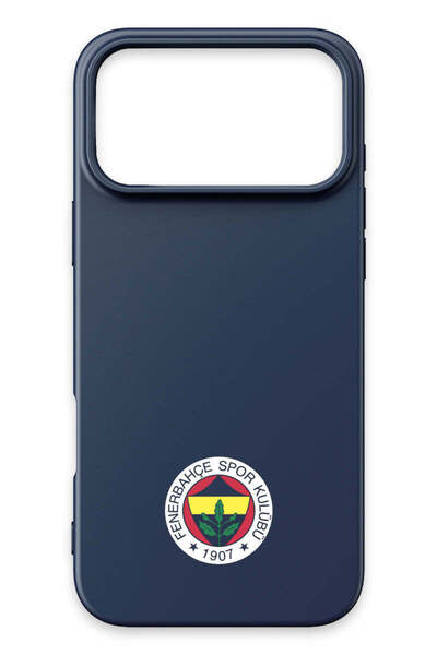 Fenerbahçe iPhone 17 Pro Max Uyumlu Arma Lacivert Silikon Lisanslı Telefon Kı...
