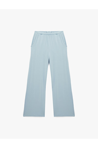 Koton Beli Lastikli Cepli Viskon Pijama Altı