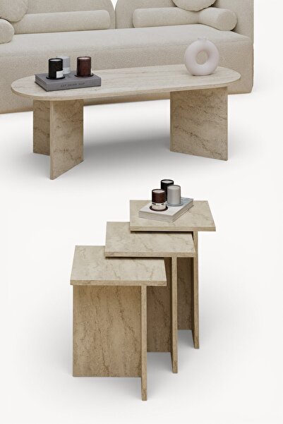 Skandi homeworks Nardo orta sehpa Fjord zigon sehpa seti