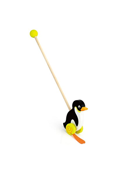 Viga Wooden riding toy penguin