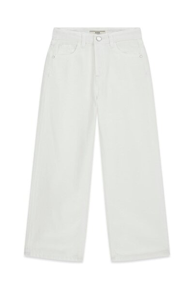 Guess BG Store بنطلون أبيض بناتي