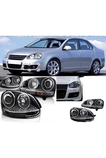 X POWER TUNİNG VW JETTA 2006-MK5 Bİ XENON ÖZELLİKLİ KROM R32 ÖN FAR