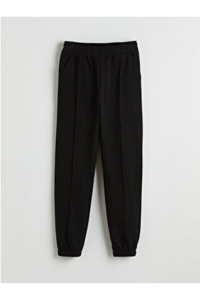 LC Waikiki M1 Sezon Black Girls' Jogger Pants Sweatpants
