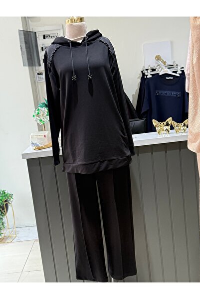 MODABERİLBUTİKK Rahat Kalıp Tesettür Eşofman Takım Şık Tasarım