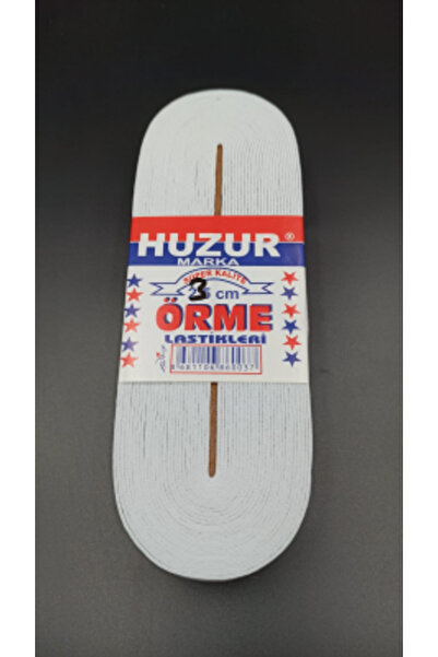 Go İthalat White - 3cm Wide Elastic Band 10 Meters. (5343)