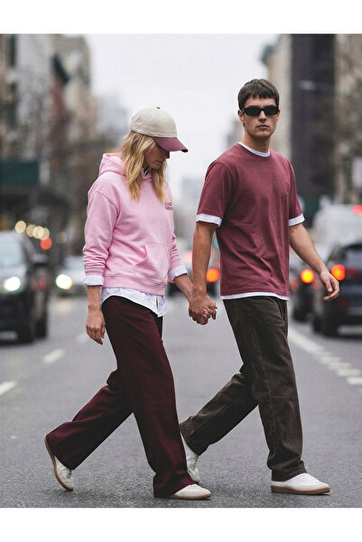 Koton Uzun Kollu Kapüşonlu Kanguru Cepli Baskılı Sweatshirt