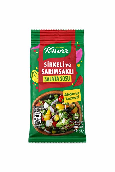 Knorr sirkeli ve sarımsaklı salata sosu
