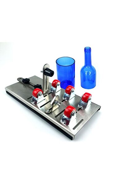 GÜMRÜK BEY Cam Şişe Kesici – Ayarlanabilir DIY Kesme Aracı, Paslanmaz Çelik