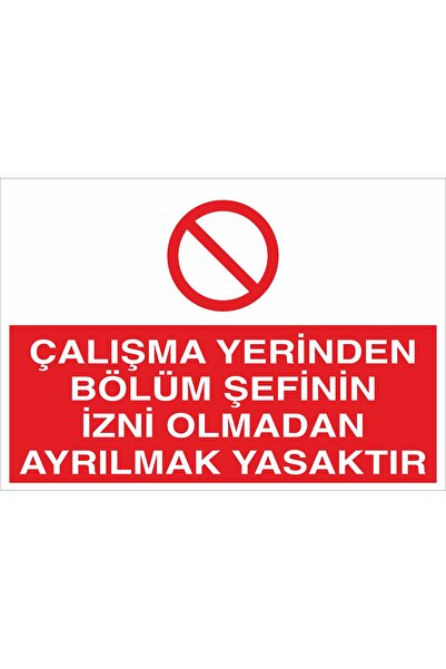 Bölüm Şefinin Haberi Olmadan Ayrilma 25x35cm 3mm Dekota