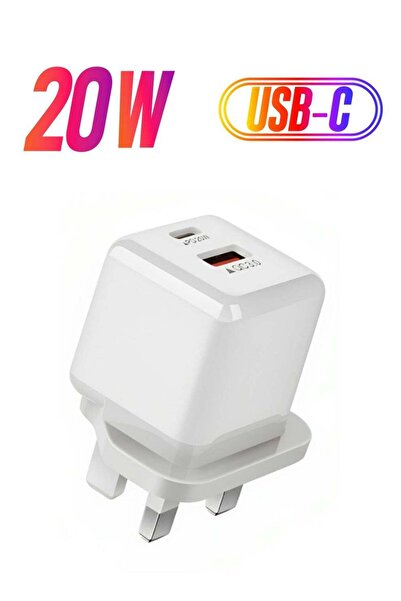 Bastec Dual USB-C Wall Charger, 20W, Model BC219,