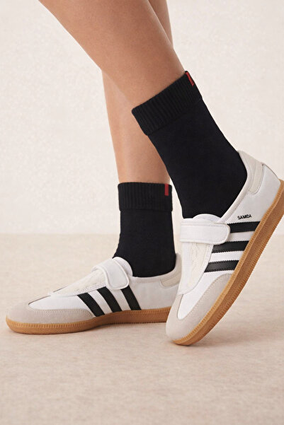 BONY SOCKS Ženske osnovne čarape crne