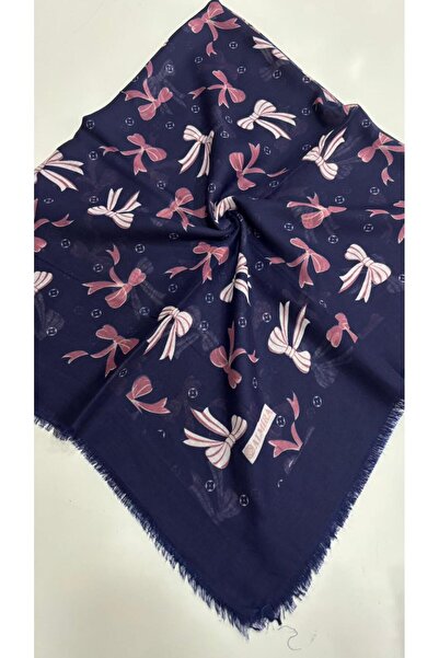 LORENDA Desenli Flamlı Yazma Eşarp