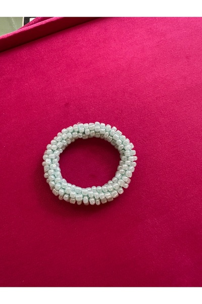 Milena Designer Store مشبك مطاطي لامع مزين بالخرز من ميلينا إسطنبول