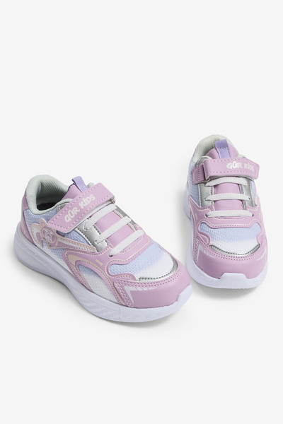 Tonny Black حذاء رياضي للأطفال باللون الوردي الليلكي إيفا فايلون سولون للأطفا...