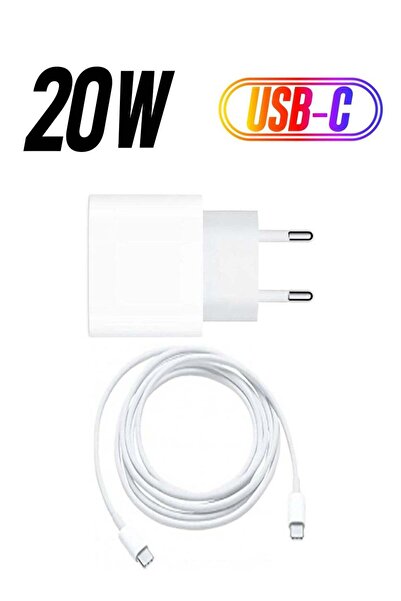 Shopi شاحن سريع أصلي بقوة 20 وات مع كابل لهاتف Apple iPhone