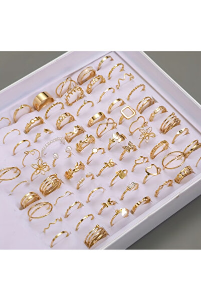 Ervalina مجموعة من 5 خواتم رفيعة بأشكال متنوعة (شحن مختلط)