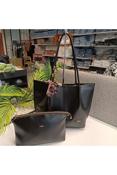 Tuğba Siyah Kadın Omuz Çantası