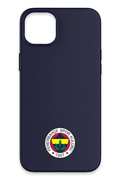 Fenerbahçe iPhone 14 Uyumlu Arma Deri Magsafe Lisanslı Telefon Kılıfı