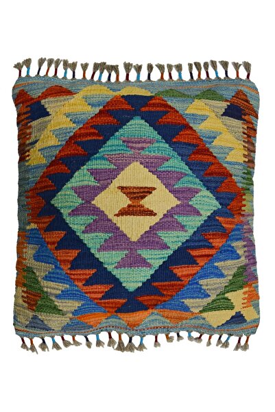 KilimCo. Handwoven Afghan Kilim Throw Pillow Cover