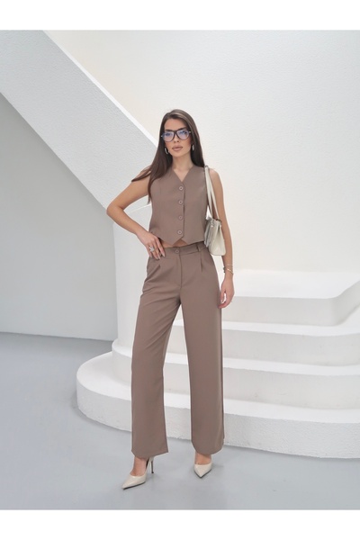 MAXXANA Lined Vest and Pants Set