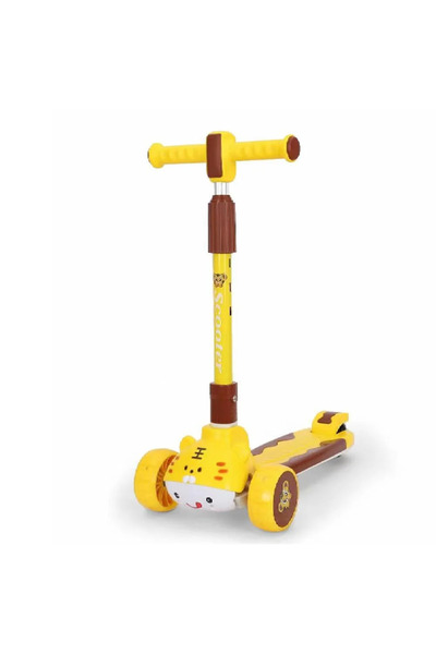 Leno سكوتر للأطفال – سكوتر ثلاثي العجلات قابل للتعديل والطي مع عجلات مضيئة بت...