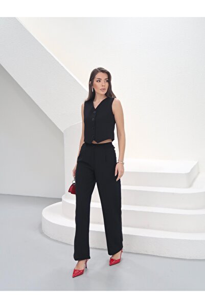 MAXXANA Lined Vest and Pants Set