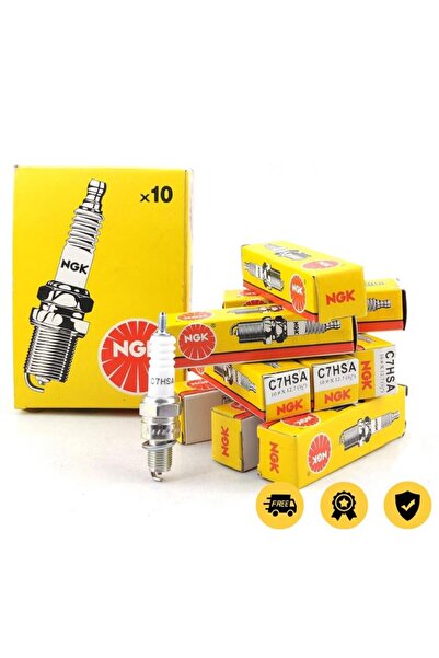 NGK C7HSA Motosiklet Bujisi 10'lu Paket