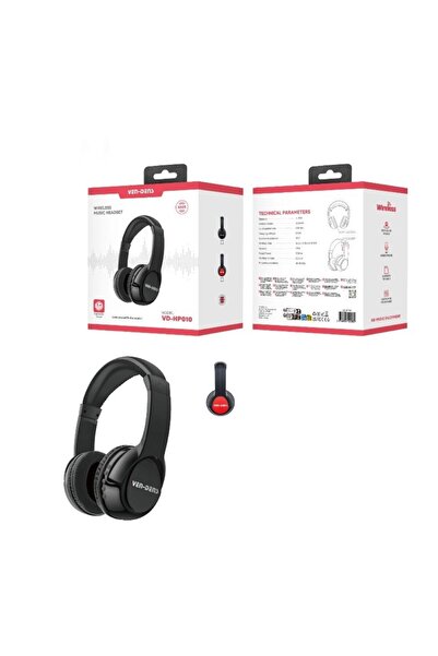 VEN-DENS VD-HP010 Wireless Over-Ear Headphones with Microphone, Adjustable He...