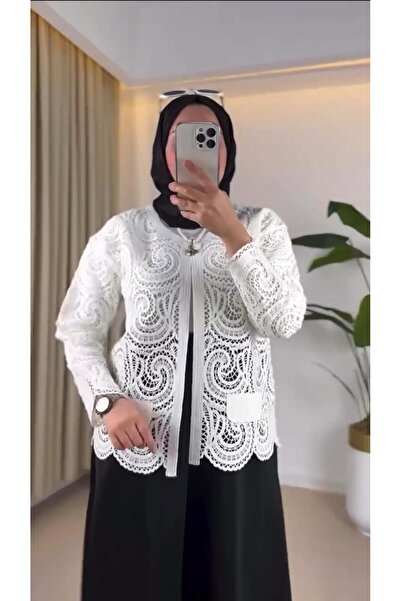 Sara Deluxe Special Lace Patterned Jacket