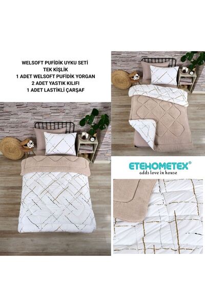 ETE HOMETEX SINGLE PERSON WELSOFT SLEEPING SET