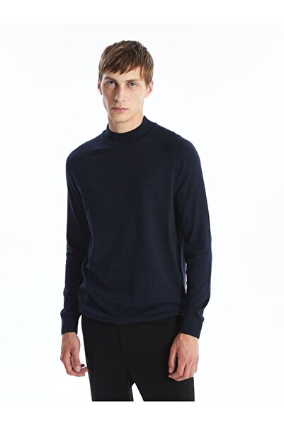 LC Waikiki Half Turtleneck Long Sleeve Men's Knitwear Sweater